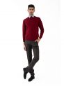 Sanskar-Menswear-Sweater F/S- Maroon Mix 