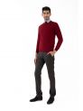 Sanskar-Menswear-Sweater F/S- Maroon Mix 