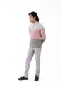 Sanskar-Menswear-Sweater F/S- Lt Grey Pink 