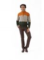 Sanskar-Menswear-Sweater F/S- Rust Olive 