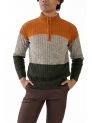 Sanskar-Menswear-Sweater F/S- Rust Olive 