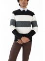 Sanskar-Menswear-Sweater F/S- Black Mix 