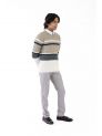 Sanskar-Menswear-Sweater F/S- Camel & White