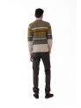 Sanskar-Menswear-Sweater F/S- Khaki Mix & Camel