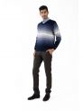 Sanskar-Menswear-Sweater F/S- Navy 