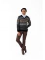 Sanskar-Menswear-Sweater F/S- Black 