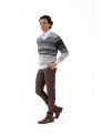 Sanskar-Menswear-Sweater F/S- Lt Grey 