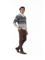 Sanskar-Menswear-Sweater F/S- Lt Grey 