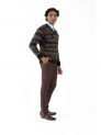 Sanskar-Menswear-Sweater F/S- Brown Mix 