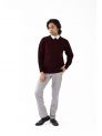 Sanskar-Menswear-Sweater F/S- Maroon 