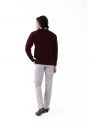 Sanskar-Menswear-Sweater F/S- Maroon 