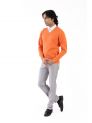 Sanskar-Menswear-Sweater F/S- Bhagwa