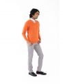 Sanskar-Menswear-Sweater F/S- Bhagwa