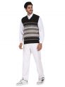 Sanskar Menswear-Sweater S/L -Coffee&Camel