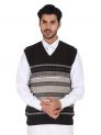 Sanskar Menswear-Sweater S/L -Coffee&Camel