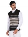 Sanskar Menswear-Sweater S/L -Coffee&Camel