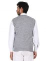 Sanskar Menswear-Sweater S/L -Navy&Lightgrey