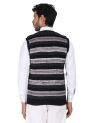 Sanskar Menswear-Sweater S/L -Black&Mid Grey