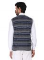 Sanskar Menswear-Sweater S/L -Mid Grey& B Mix