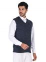 Sanskar Menswear-Sweater S/L-Charcoal&Cement