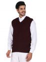 Sanskar Menswear-Sweater S/L-Maroon Mix& D. Grey
