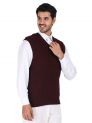 Sanskar Menswear-Sweater S/L-Maroon Mix& D. Grey