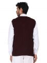 Sanskar Menswear-Sweater S/L-Maroon Mix& D. Grey