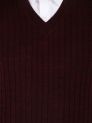 Sanskar Menswear-Sweater S/L-Maroon Mix& D. Grey