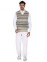 Sanskar Menswear-Sweater S/L-Camel&D. Fawn