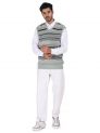 Sanskar Menswear-Sweater S/L-Pista &B. Green