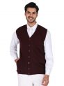 Sanskar Menswear-Sweater S/L-Maroon Mix