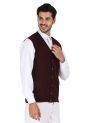 Sanskar Menswear-Sweater S/L-Maroon Mix