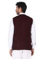 Sanskar Menswear-Sweater S/L-Maroon Mix