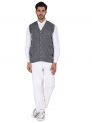 Sanskar Menswear-Sweater S/L-Med Grey