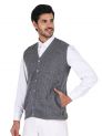 Sanskar Menswear-Sweater S/L-Med Grey