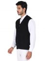 Sanskar Menswear-Sweater S/L-Black