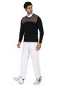 Sanskar Menswear-Sweater F/S-Black