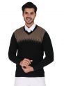 Sanskar Menswear-Sweater F/S-Black