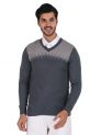 Sanskar Menswear-Sweater F/S-S. Grey