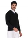 Sanskar Menswear-Sweater F/S-Black