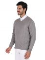 Sanskar Menswear-Sweater F/S-Cement