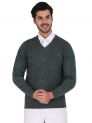 Sanskar Menswear-Sweater F/S-Green Mix