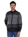Sanskar Menswear-Sweater F/S - Black Mix