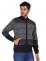 Sanskar Menswear-Sweater F/S - Black Mix