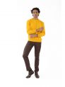 Sanskar- Menswear - Non Hooded Sweatshirt- Mustard