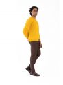 Sanskar- Menswear - Non Hooded Sweatshirt- Mustard