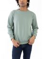 Sanskar- Menswear - Non Hooded Sweatshirt- Pista 