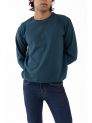 Sanskar- Menswear - Non Hooded Sweatshirt- Teal 