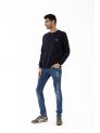 Sanskar- Menswear - Non Hooded Sweatshirt- Black 