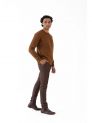 Sanskar- Menswear - Non Hooded Sweatshirt- Brown 